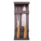 KIT DE BARBACOA 1 CUCHILLO 1 TENEDOR SELECTA 463024