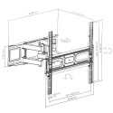 SOPORTE PARA TV HC 32" A 70" WM-DB01 GIRATORIO