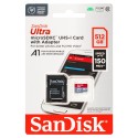 MEMORIA CLASS 10 MICRO SD SANDISK 512GB 150MB/S