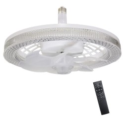 VENTILADOR DE TECHO CON LUMINARIA SATE A-F2704 / 330MM