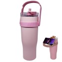 VASO TERMICO CON SUPORTE PARA CELULAR 1200ML