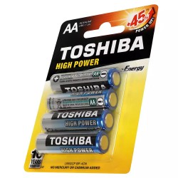 PILA ALCALINA TOSHIBA AA X4