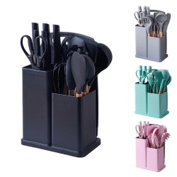 KIT COZINHA UTENSILIOS SILICONE 18-P€S