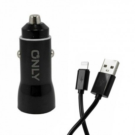 CAR 12V ONLY IPHONE BLACK 3.1A 2USB