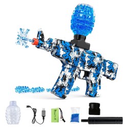 ARMA DE GEL TOY GUN COM BOLINHAS + SILENCIADOR