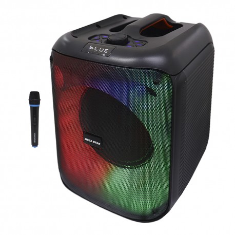 SPEAKER MEGASTAR HYJ801BT 8" USB / BLT / RECARGABLE