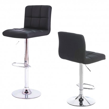 BANQUETA TAPIZADA LEVEL DALIA LVS-160 - NEGRO