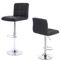 BANQUETA TAPIZADA LEVEL DALIA LVS-160 - NEGRO