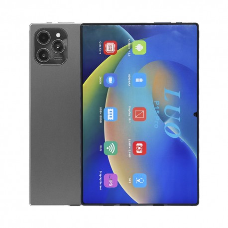 TABLET LUO P15 PRO 128GB / 8 RAM / CON CAPA - GRIS