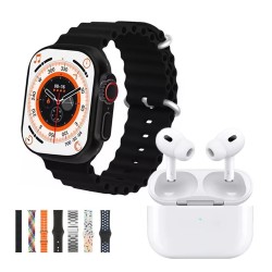 RELOJ SMART WATCH + AURICULAR I20 ULTRA MAX SUIT - 10 EN 1