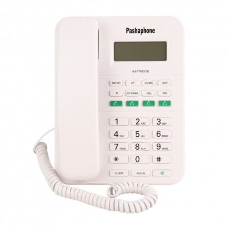 TELEFONO PASHAPHONE KX-T7003CID BINA - BLANCO