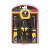 KIT DE DESTORNILLADOR + CINTA + ALICATES - OM 21766 - 4 PCS