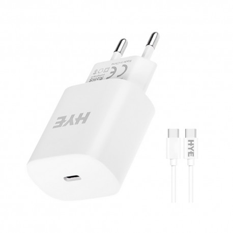 CARGADOR HYE HYEC180CC / USB-C A TIPO-C
