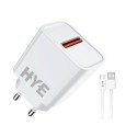 CARGADOR HYE HYEC165UC / USB-A A TIPO-C