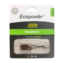 PEN DRIVE ECOPOWER 16GB IRON USB 2.0