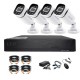 DVR LUO KIT 4CH/ 4-CAM AHD-LU-E121
