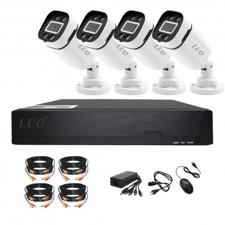 DVR LUO KIT 4CH/ 4-CAM AHD-LU-E121