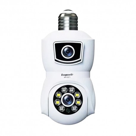 CAMARA IP ECOPOWER EP-C071 - 2 CAMARAS - BOCAL E27
