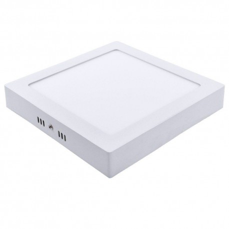 LAMPADA LED SOBREPOR TASCHIBRA / 24W / QUADRADO / BRANCO