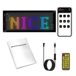 LED MATRIX PAINEL SATE A-MP25 - 92X374MM