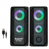 SPEAKER PARA PC ECOPOWER EP-K009 / LED RGB / GAMER SOUND 2.0