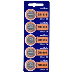 BATERIA CR1616 MURATA CARTELA - 5 PCS