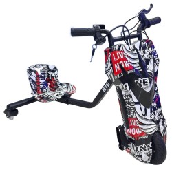TRICICLO HYE-TR02 8.5" WHITE BLACK COMIC