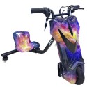TRICICLO ELECTRICO HYE-TR02 8.5" - BLUE-ORANGE GALAXY