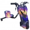 TRICICLO ELECTRICO HYE-TR02 8.5" - BLUE-ORANGE GALAXY