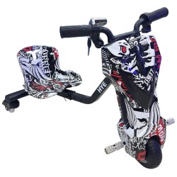 TRICICLO HYE-TR01 6.5" WHITE BLACK COMIC