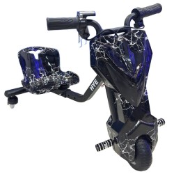 TRICICLO HYE-TR01 6.5" BLACK WHITE LIGHT