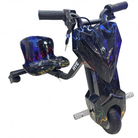 TRICICLO HYE-TR01 6.5" BLACK RED LIGHTNI