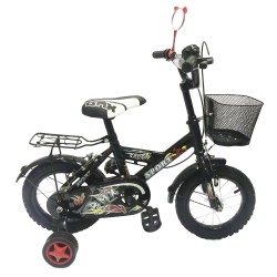 BICICLETA INFANTIL ARO 12'' - 16240B - PRETO