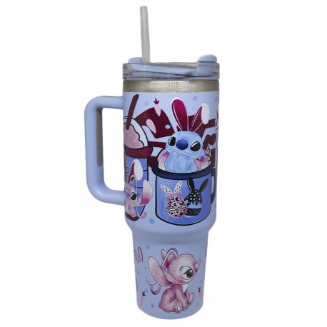VASO TERMICO STITCH COLORIDO - 1200ML