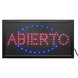 PANEL LED "ABIERTO" 19251 - 480*250MM
