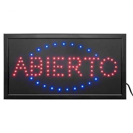 PANEL LED "ABIERTO" 19251 - 480*250MM