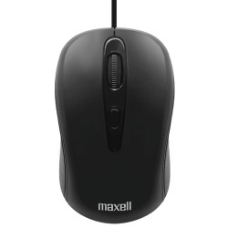 MOUSE PARA PC MAXELL MOWR-101 - USB OPTICAL - NEGRO