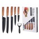 KIT FACAS KITCHEN KNIFE 6 PE€AS