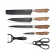 KIT FACAS KITCHEN KNIFE 6 PE€AS ER-0588
