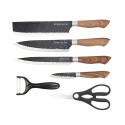KIT DE CUCHILLOS KITCHEN KNIFE ER-0588 - 6 PCS