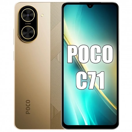 CELULAR XIAOMI POCO C71 / 64GB / 3 RAM / DORADO