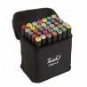 KIT DE PINCELES PERMANENTES DOBLE PUNTA TOUCH - 36 PCS
