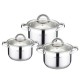 KIT DE OLLAS KAISA VILLA KV-2242 - 3 PCS