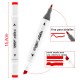 KIT DE PINCELES PERMANENTES DOBLE PUNTA TOUCH - 48 PCS