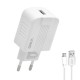 CAR ONLY (TURBO)1USB/TIPO C/6A /2V/WHI