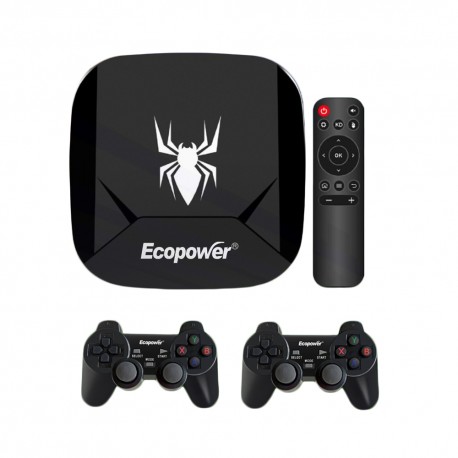 CONSOLA PORTATIL + ANDROID TV BOX - ECOPOWER EP-G202 - 20.000 JUEGOS