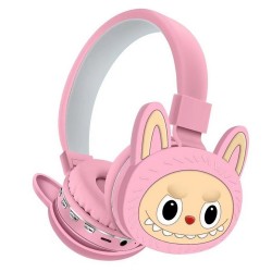FONE DE OUVIDO LABUBU AH-806G / BLT / ROSA