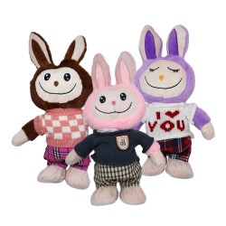 BONECO PELUCIA LABUBU FALA E CAMINHA - COM 3 PILHA (AA)