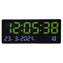 RELOJ DE PARED JH-3609 / ELECTRICO / TEMP / GRANDE
