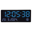 RELOJ DE PARED JH-3609 / ELECTRICO / TEMP / GRANDE